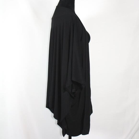 Heidi Houston Black Open Front Cardigan Size Small - Picture 5 of 8